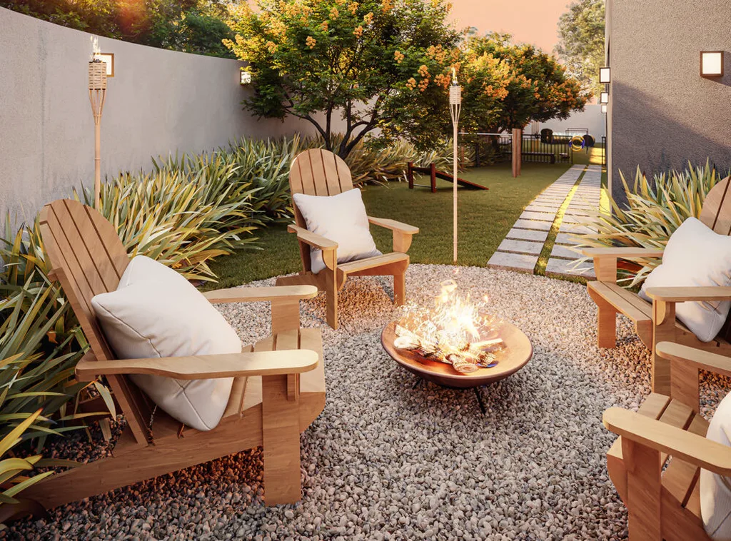 Viva Park: Fire place