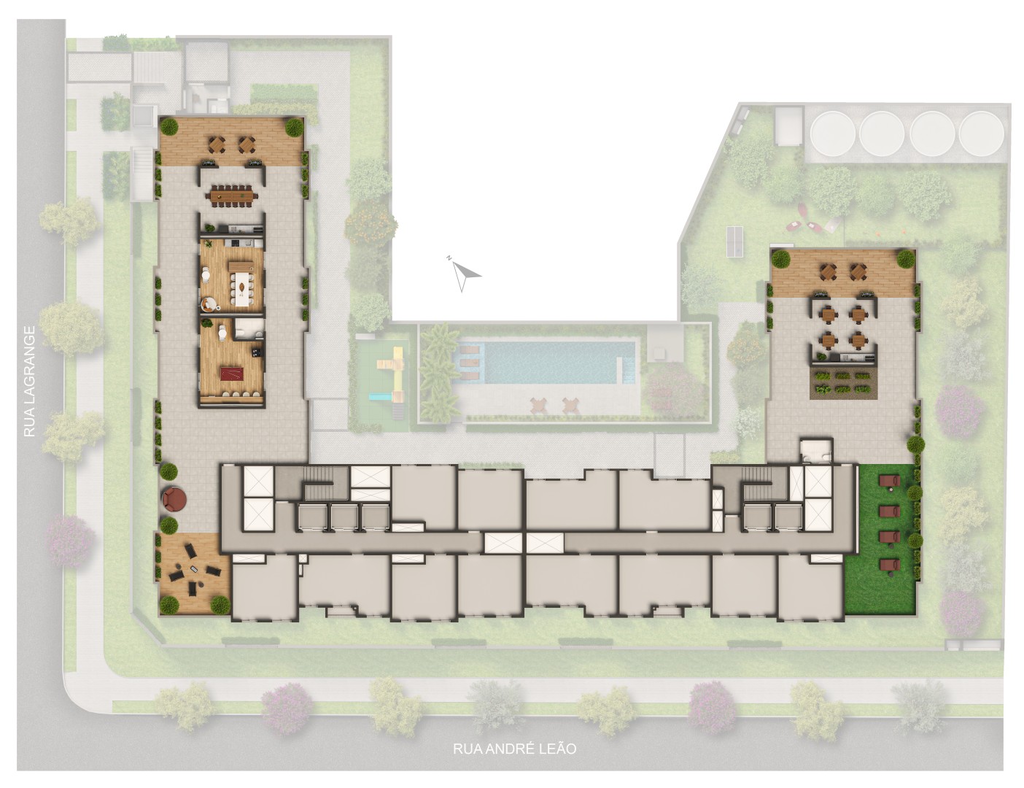 Vivaz Estação Santo Amaro: Pavimento rooftop