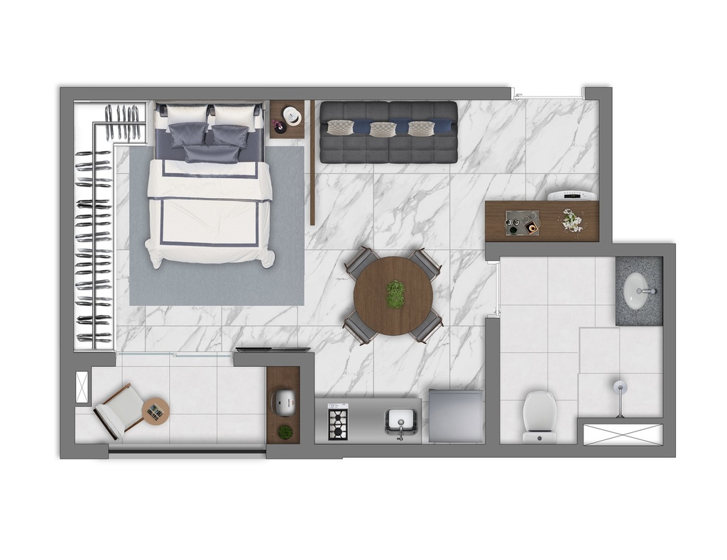 Vivaz Prime Vila Prudente: 1 dorm 29 93m² studio