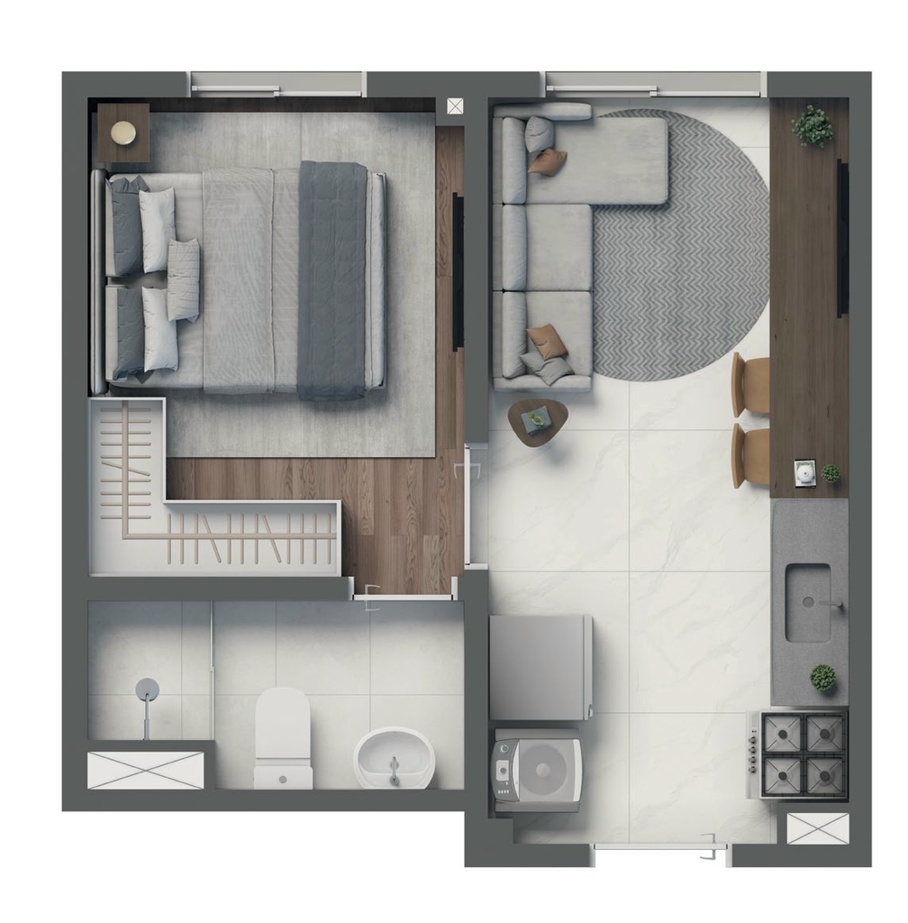 Vivaz Selection Vila Prudente 2: 1 dorm 24m²