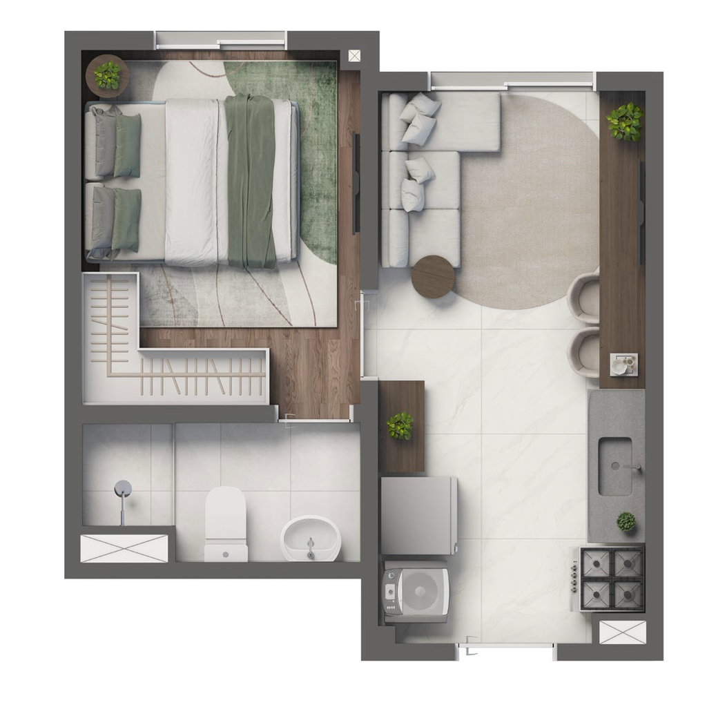 Vivaz Selection Vila Prudente 2: 1 dorm 24m²