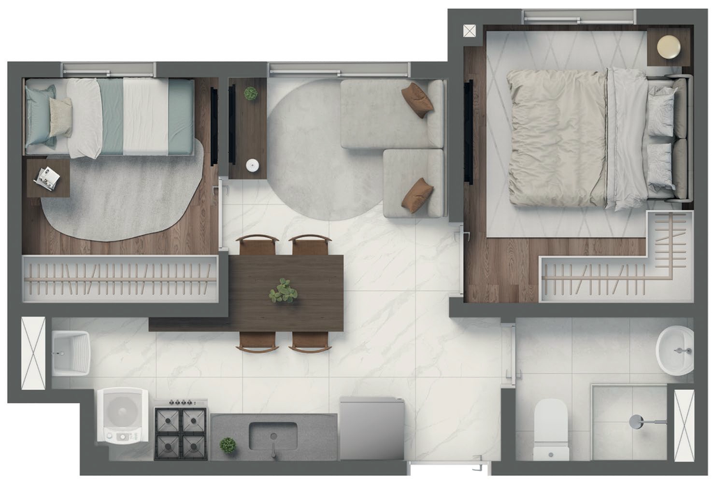Vivaz Selection Vila Prudente 2: 2 dorm 31m²