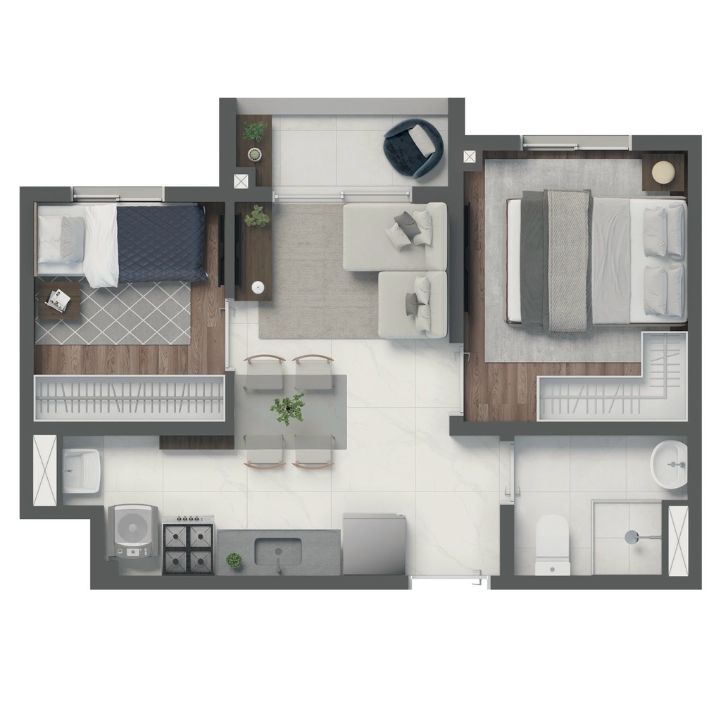 Vivaz Selection Vila Prudente 2: 2 dorm 33m²