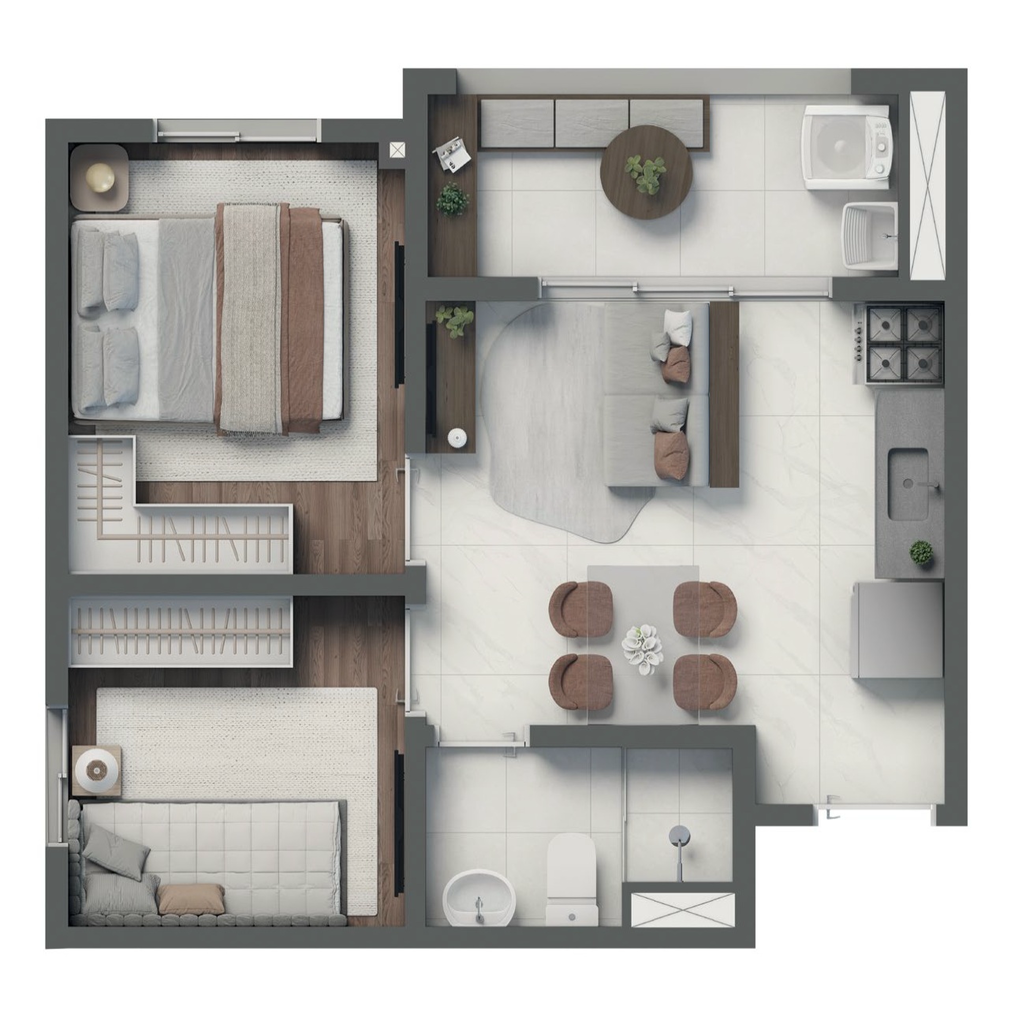 Vivaz Selection Vila Prudente 2: 2 dorm 36m²