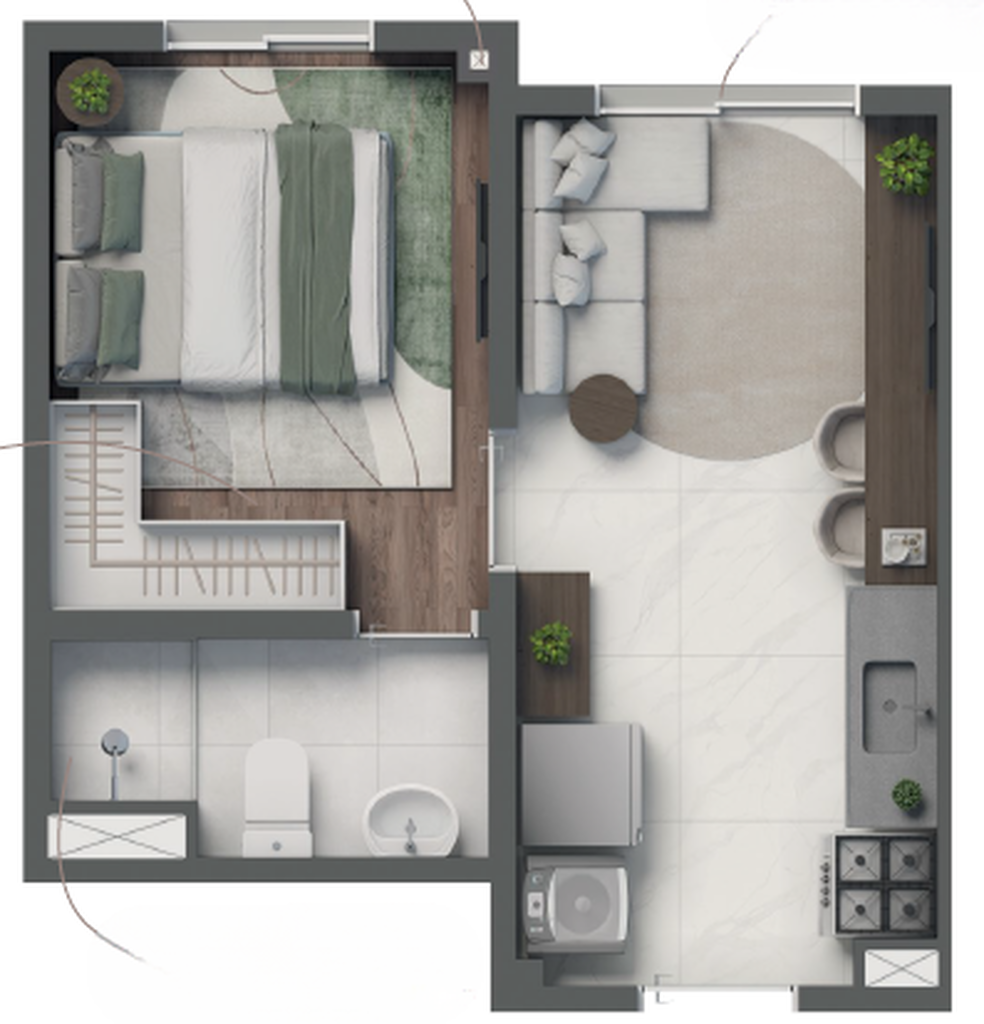 Vivaz Selection Vila Prudente: 1 dorm 24m²