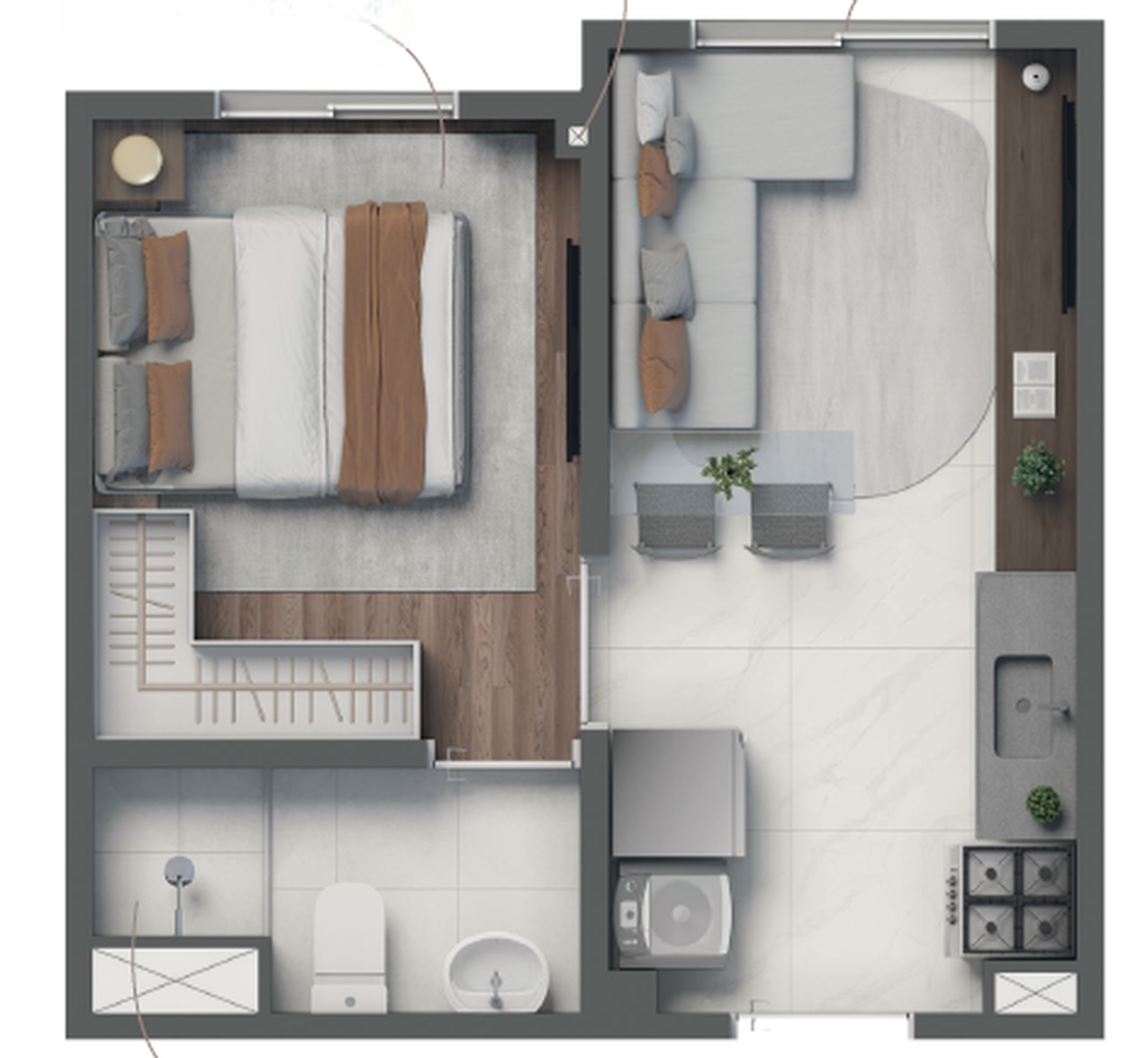 Vivaz Selection Vila Prudente: 1 dorm 24m²
