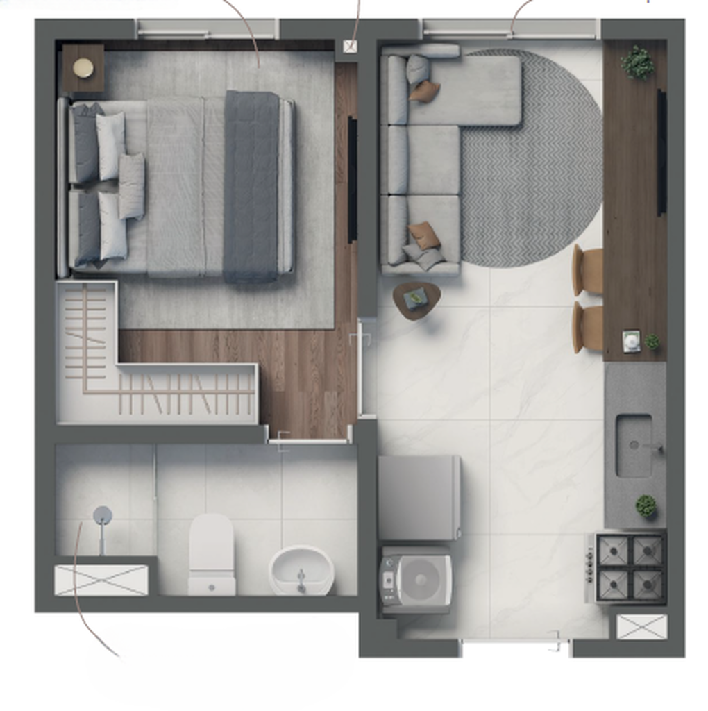 Vivaz Selection Vila Prudente: 1 dorm 24m²