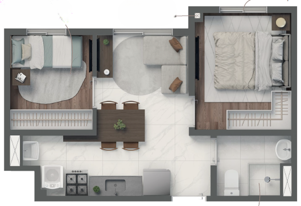 Vivaz Selection Vila Prudente: 2 dorm 31m²