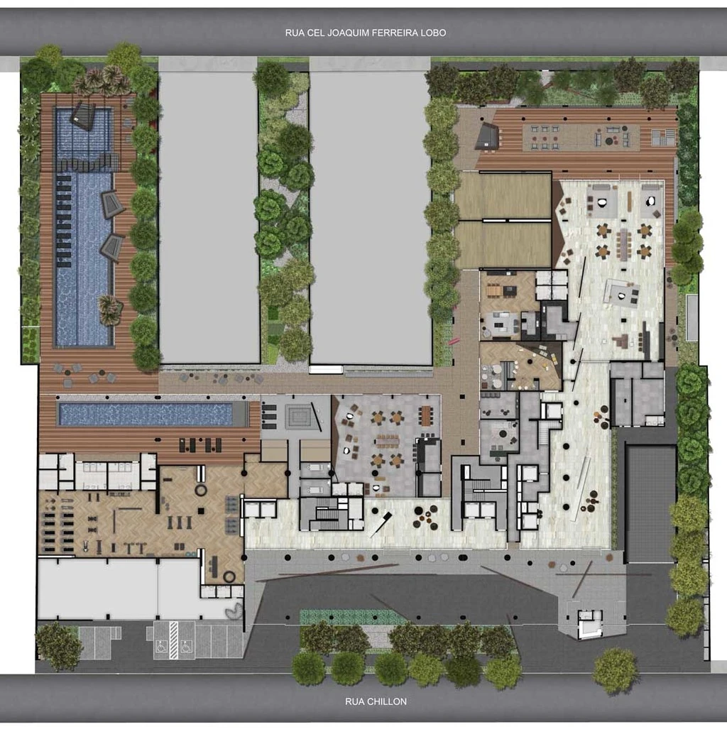 Planta do VN Millennium Faria Lima