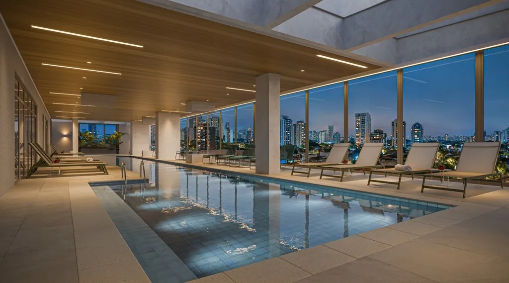 Voga Flórida: Piscina coberta