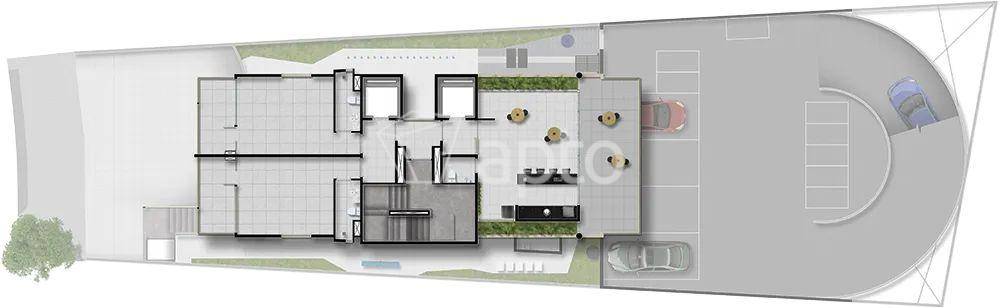 Planta do Walk Jardim