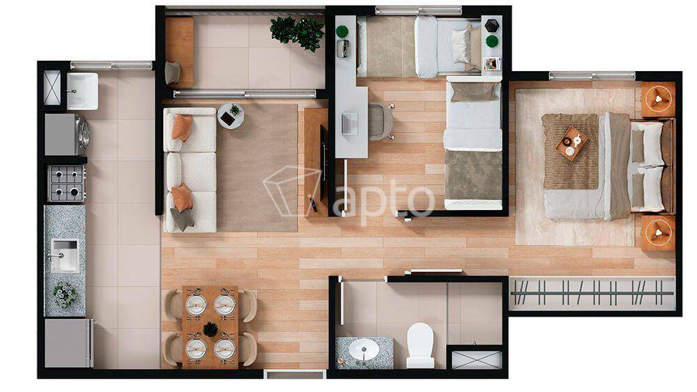 Planta do Way Parque Central