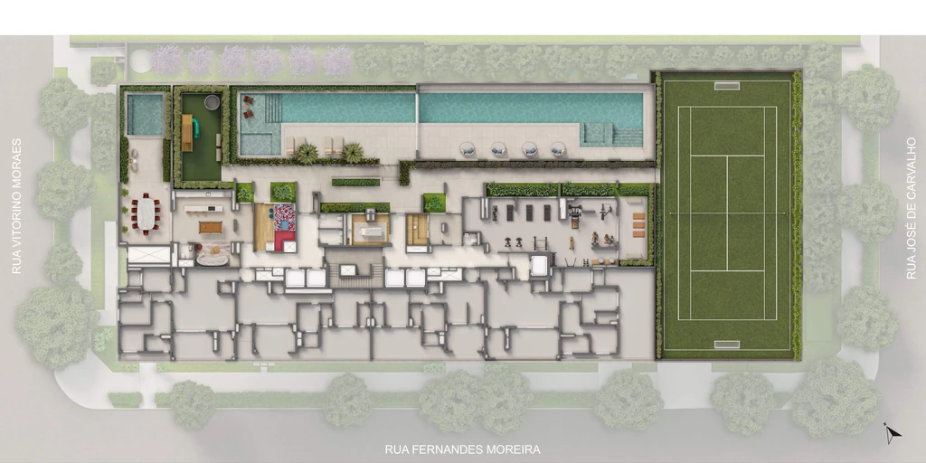 Planta do Wellness Chácara Santo Antônio