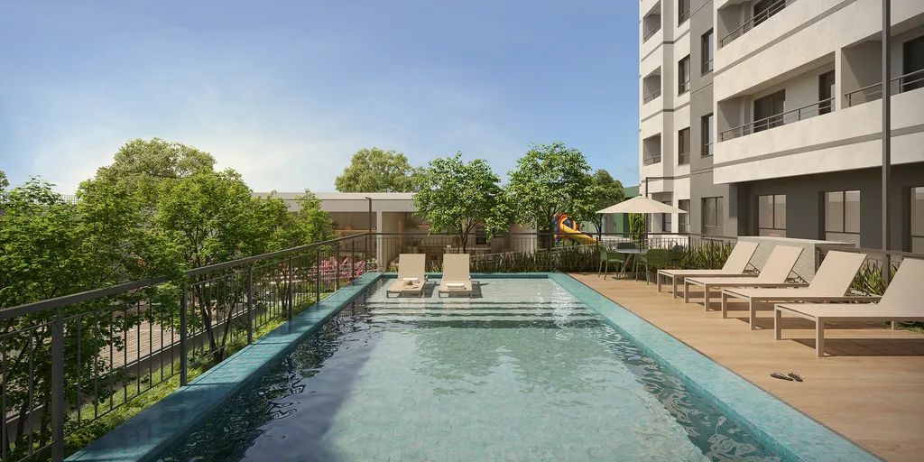Zait Chácara Santo Antônio: Piscina