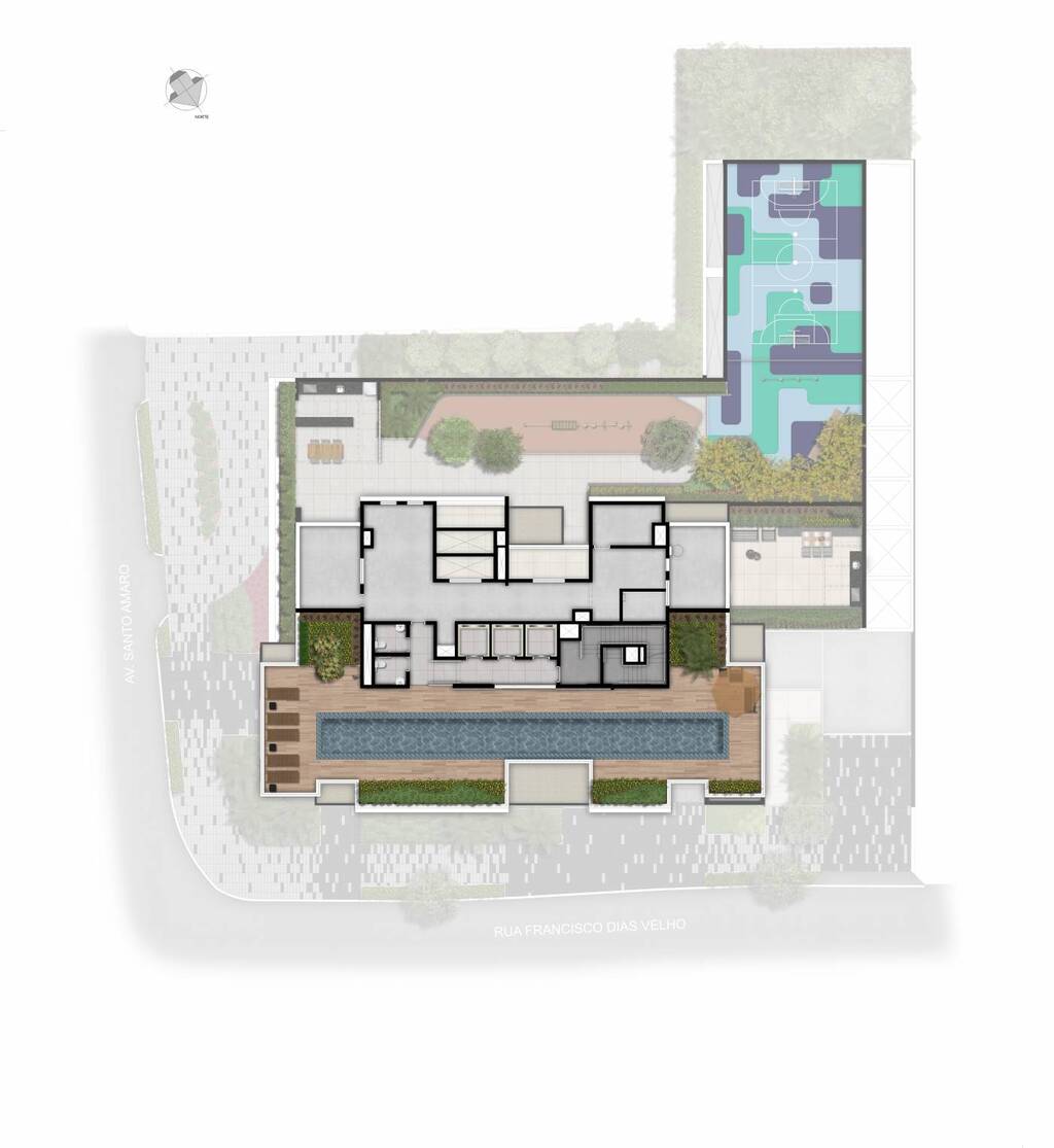 Zeit Brooklin: Pavimento rooftop