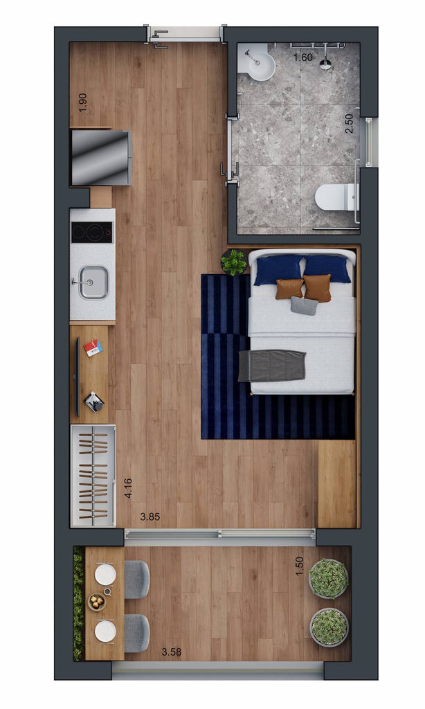 Zeit Brooklin: Zeit Studios studio 35m².jpg