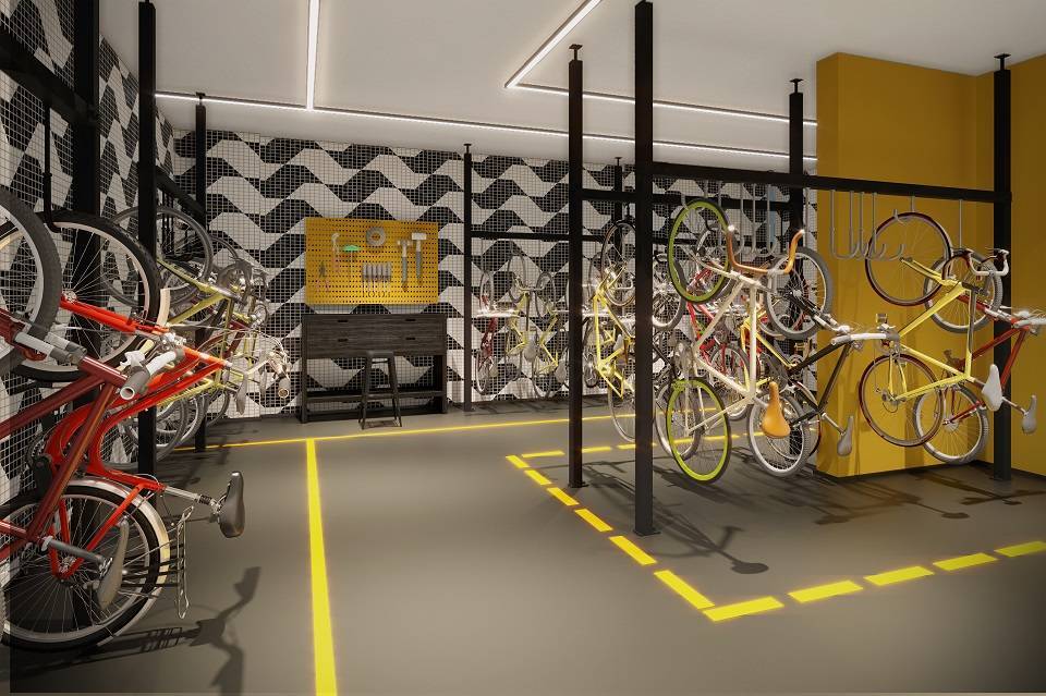 Zip Brooklin: Bicicletário